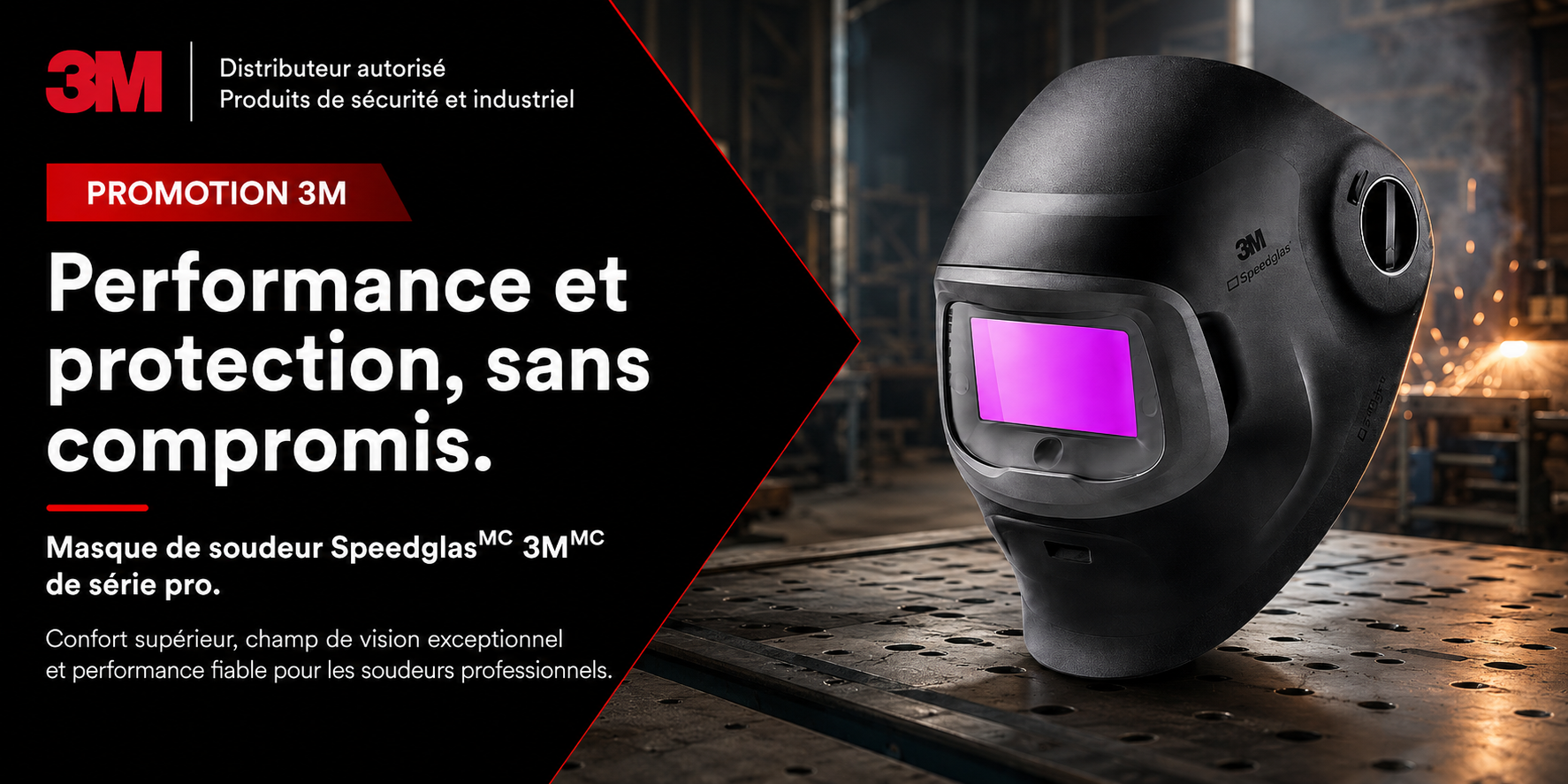 Promotions sur la protection de soudage 3Mᵐᶜ Speedglasᵐᶜ